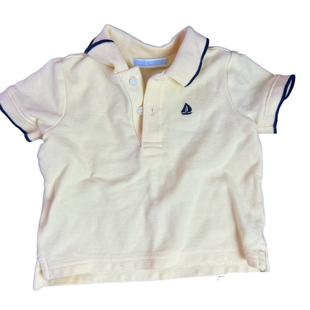 Janie and Jack Yellow Polo Shirt, size 3 to 6 Months